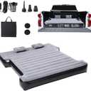 VEVOR Truck Bed Air Mattress, for 5.5-5.8 ft Full Size Short Truck Beds, Inflatable Air Mattress Bed with 12V Air Pump 2 Pillows, Carry Bag, for Silverado, RAM, F Series, Sierra, Titan, Tundra