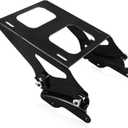 Luggage Rack 4 Point Docking Hardware Kit for Harley Detachable Tour Trunk Kit Two-Up Mounting Rack Compatible with Touring Road King Street Glide Road Glide Electra Glide 2014-2024 (Black)