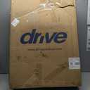 Drive Medical Aluminum Rollator Walker - Fold Up - Padded Seat - 6 Inch Wheels - Lightweight Portable Design - Indoor Outdoor Mobility Aid - Blue