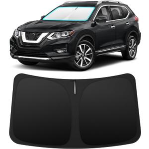 INSAUTO Custom Fit Windshield Sun Shade Accessories for Nissan Rogue 2014-2020 (Rogue Sport Not Fit), Foldable Front Window Sunshade, UV & Heat Reflector, Keeps Interior Cool, Includes Storage Bag