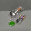 Measuring Cups and Spoons Set Stainless Steel 10 Piece for Cooking and Baking (Medium)