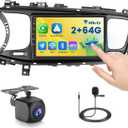 [2+64GB] Hikity Android 13 Car Stereo for Kia Optima K5 2013-2015 with Wireless Carplay Android Auto, 9" HD Touchscreen Car Radio with Mirror Link Bluetooth GPS WiFi SWC FM RDS DSP