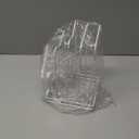 SUNFICON Cutting Board Rack Chopping Board Organizer Pot Pan Lids Holder Thin Bakeware Baking Tray Drying Display Stand Kitchen Countertop Cupboards Cabinet Office Sturdy Metal 4.92x5.7x8.47 in.White