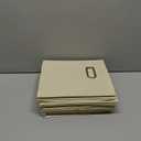 Yunkeeeper storage bins Cubes, Fabric Cube Organizer with Handle, Foldable Cube Bins for Cloth or Accessary Storage, 11x11x11, Set of 6, (Creamy White)