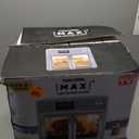 Kalorik MAXX Air Fryer Oven, 26 Quart 10-in-1 Countertop Toaster Oven & Air Fryer Combo - Fry, Bake, Roast, Rotisserie, & More, Large Glass French Doors & 9 Accessories, 1700-Watts, Stainless Steel