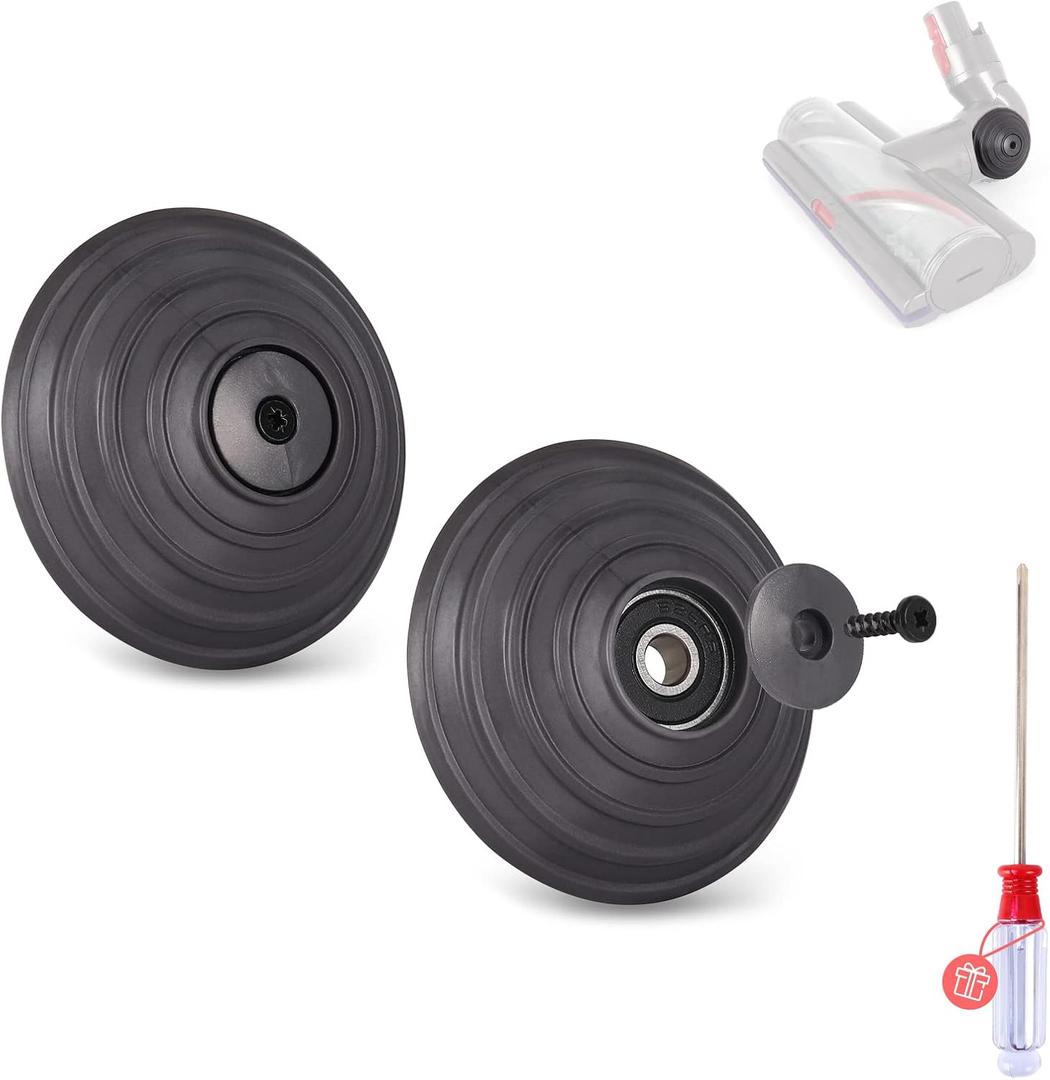 Ball Wheel Parts Compatible with Dyson Vacuum Cleaner Wheels Compatible with Dyson V11 V15 SV14 SV15 SV16 SV29 Vacuum Cleaner Head Wheels Replacement parts, for V10 Old Motorhead Wheel Replacement, For High Torque Head