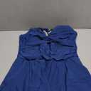 Blooming Jelly Womens One Piece Swimsuit Tummy Control with Cutout Skirt Bathing Suit Modest Twist Front Swim Dress, XL