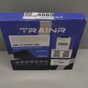 Digital Body Scale Trnr-BDYSCLE-BLK, Home Essential Body Weight Scale for People, Durable Bathroom Accessory, Compatible with Apple and Android OS, Workout and Fitness Equipment