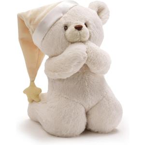 Baby GUND Prayer Teddy Bear Musical Stuffed Animal Plush, 8"