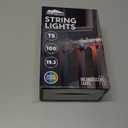 Joiedomi Christmas String Lights Indoor,100 Count Mini Multicolor Light with 21.4 FT White Wire,Lighting Decor for Patio Dorm Classroom Bedroom Holiday Wedding Party Garland Birthday Festival