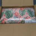 HARBOREST Outdoor Chair Cushions Set of 4, Water Resistant Patio Chair Cushions with Ties, Outdoor Seat Cushions for Patio Furniture, 17"x16"x2", Flamingo