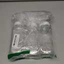 Sovietiep 16 Oz Square Glass Milk Bottles with A Silicone Cap, 6 Pack Glass Bottles for Juicing with Airtight Lids, Drinking Bottles with Lids and Scale Mark, Breast Milk Storage Jug Easy to Carry