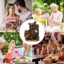 Owl Solar Powered Outdoor Garden Statue, Resin Statue with Solar Light Lantern, Decorative Lawn, Yard Outdoor Owl Decoration. Unique Home Decoration, Gifts for Women Mom,on Mother's Day