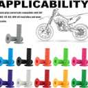 PowerMotr Motorcycle 22mm Universal Grips 7/8" Anti-Slip Rubber Bike Handlebar Waffle Grips Replacement for CRF EXC Motocross Motorcycle Offroad Dirt Pit Bike