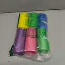 300 Count 3 Gallon Trash Bags - 12 Liter Colored Small Garbage Bags Unscented Wastebasket Liners Heavy Duty & Leakproof Mini Can Liners for Bathroom Toilet Home Office