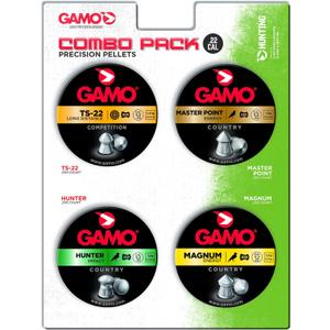 Gamo Combo Pack Assorted Air Rifle Pellets, .22 Caliber (TS-22, Hunter, Magnum, Master Point)