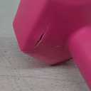 RBX Vinyl Coated Hand Weight Dumbbell Set - Hex Shaped, Roll Free for Body Building/Sculpting/Strength Training Exercise, (Set of 2) (5lb, Pink)