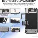 for iPhone 11 Screen Replacement 6.1" with Ear Speaker and Sensor Kit Full Assembly 3D Touch LCD Display Digitizer Fix Tools Magnetic Screw Mat Front Earpiece Repair Glass A2111 A2223 A2221