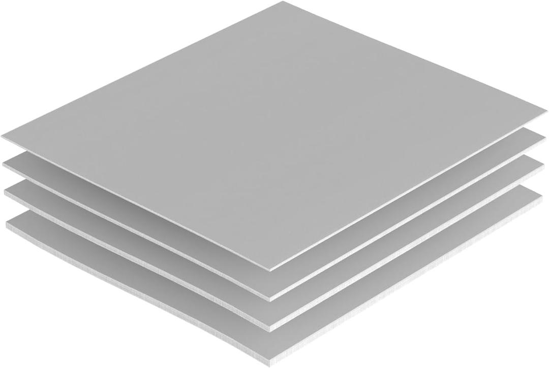 Thermal Pad, 14.8W/mK, 100x100mm (0.5mm+1mm+1.5mm+2mm) Highly Efficient Thermal Conductivity, Heat Resistant Silicone for Laptop Heatsink CPU GPU SSD RAM Cooler 4 Pack