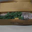 19.7" Table Top Artificial Christmas Tree with Wooden Planter - Small Potted Tabletop Christmas Tree,Norfolk Pine Desktop Xmas Tree for Home, Office, Party, Holiday Decor