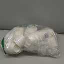 200 Count 5 OZ Disposable White Ice Cream Cups Medium Hot and Cold To Go Cups Paper Cup Takeout Food Container