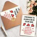3 x Funny Valentines Day Card for Wife & Husband & Boyfriend & Girlfriend, Valentine's Day Decorations, Valentine's Day Gift, Greeting Card=7in x 5in(Folded), Envelope = 7.5in x 5.5in