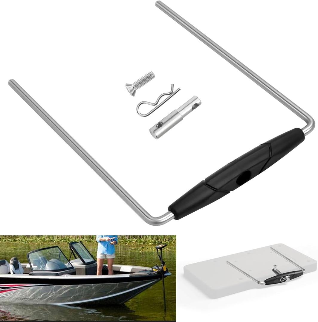 2990906 Handle Assembly Compatible with Minn Kota U-Handle Quick Release Bracket Handles PD/AP, for 1854021 MKA-21 and 1854017 RTA-17 Trolling Motor Quick Release Bracket