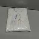 Locachy Women's Cropped Denim Shirt Short Sleeve Lapel Button Down Trucker Jean Jackets Coats Fashion Outfits Clothes White S (White, S)