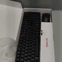 Redragon S107KS Wireless Gaming Keyboard and Mouse, RGB Backlit, 3 Mode (Wired/2.4G/BT), Up to 10,000 DPI Gaming Mouse with Software, Ultra Lightweight 65g, 25 Key Anti-Ghosting Keyboard for PC (Black-New)