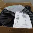 Lasko Pedestal Fan, Oscillating Fan for Bedroom with Adjustable Height and 3 Cooling Speeds, Portable, 18", Black, 1827
