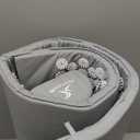 ProsourceFit Acupressure Mat and Pillow Set for Back/Neck Pain Relief and Muscle Relaxation (XL, Grey/White)