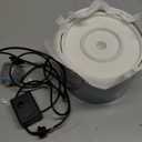 Ceramic Cat Water Fountain Cats Tower Water Dispenser 1L/33.82oz Dog Water Bowl Dispenser Cat Fountain for Cats Indoor Ultra Quiet Pump Blue