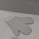 KITCHENAID Ribbed Soft Silicone Oven Mitt 2-Pack Set, 7.5"x13", Grey 