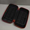 Switch Carrying Case Compatible with Nintendo & OLED, Portable Switch Travel Carry Case Fit for Joy-Con and Adapter, Hard Shell Protective OLED Pouch Bag with 20 Games, Red Wii Accessory Kits