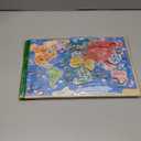 Montessori Mama World Map Wooden Puzzle, Continents and Oceans Puzzles for Kids Ages 4-6. Perfect Educational Toys for 4 Year Old Including Global Landmarks, Animals and Marine Life