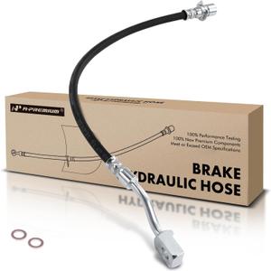 A-Premium Rear Passenger Outer Brake Hydraulic Hose Compatible with Chevy and GMC Models - Suburban 2500 2008-2013, Yukon XL 2500 2008-2013, Sierra 2500 HD 2010 - Replace# 25801597