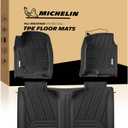 Michelin Floor Mats for 2019-2026 Silverado/Sierra 1500 & 2020-2026 2500/3500, Elite Series Crew Cab Bucket Seat Carpet Floor with Rear Under-Seat Storage (Not Fit 2nd Row Plastic Storage)