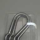 Large Spring Snap Hook Carabiner, 304 Stainless Steel Heavy Duty Carabiners Clip, Stainless Steel Spring Snaps Hooks Carabiners Outdoor