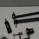 InnoGear Low Profile Mic Arm, 360 Rotatable Microphone Boom Arm Mic Stand for Fifine AM8 K669B Blue Yeti HyperX QuadCast SoloCast AT2020, with Mic Clip 3/8" to 5/8", 3/8" to 1/4" Adapter, Black