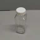 Syntic Glass Juice Bottles with Lids, 3 Pack Clear Glass Water Bottles w 2 Pour Spouts, 16 Oz Reusable Milk Jug w 100% Airtight Cap and Scale for Juicing Containers, Breast Milk Storage, Drinking Jar