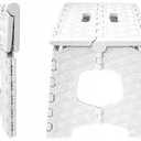 Mueller Folding Step Stool, 11 Inch Heavy Duty Step Stools for Kids and Adults, Lightweight & Portable Foldable Stool for Kitchen, Bathroom, Non-Slip & Sturdy, Holds up to 264lbs