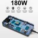 180W Laptop Charger Compatible with MSI Gaming Laptop Charger GF63 GF65 GF75 GS63 GS65 GS66 GF72 GF75 GP60 GS73 GS75 GS60 GS70 GS40 GF62 Compatible with MSI GF63 Thin Charger Power Supply