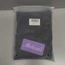 Molasus Women's Cotton Underwear High Waisted Full Coverage Ladies Panties (Regular & Plus Size) (Large, Black)