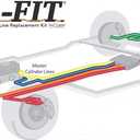 EZ-Fit NiCopp Complete Brake Line Kit, Silverado 1500 Sierra 1500 2005-2007 Ext/4WD RWD/Short