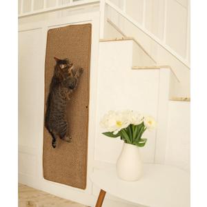 Cat Wall Climbing Carpet - Cat Wall Climber 50" x 17" with Fixed Nails  Scratching Rug Wall Scratchers for Indoor Cats | Climbing Wall Carpet | Scratching Mat.