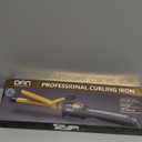 DAN Technology 5/8 Inch Curling Iron Wand for Defined Medium Curls, Tourmaline Ceramic Hair Curler with 180F430F Adjustable Temperature, Fast Heating, Dual Voltage, Auto Shut-Off, Black & Gold