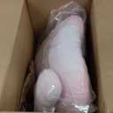 Lap Reading Gaming Crochet Pillow Arm Rest with Support for Book PadPink