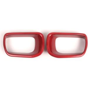 Shkalacar Front Bumper Air Brake Duct Cover Trim, Car Lower Grille Air Duct Frame Compatible with BMW Mini F55 F56 F57 S 2014-2021 OEM 51117337809 51117337810