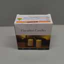 Homemory 6"x3" Outdoor Waterproof Flameless Candles, LED Candles, Battery Operated Candles with Remote and Timers, Electric Fake Plastic Pillar Candles, Ivory White, Set of 2