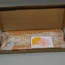 FRIADE PE Rattan Key Holder with 4 Key Hooks ,Wall Mounted Decorative Floating Shelf for Entryway,Nursery,Mudroom, Hallway, Office (Retro Brown)